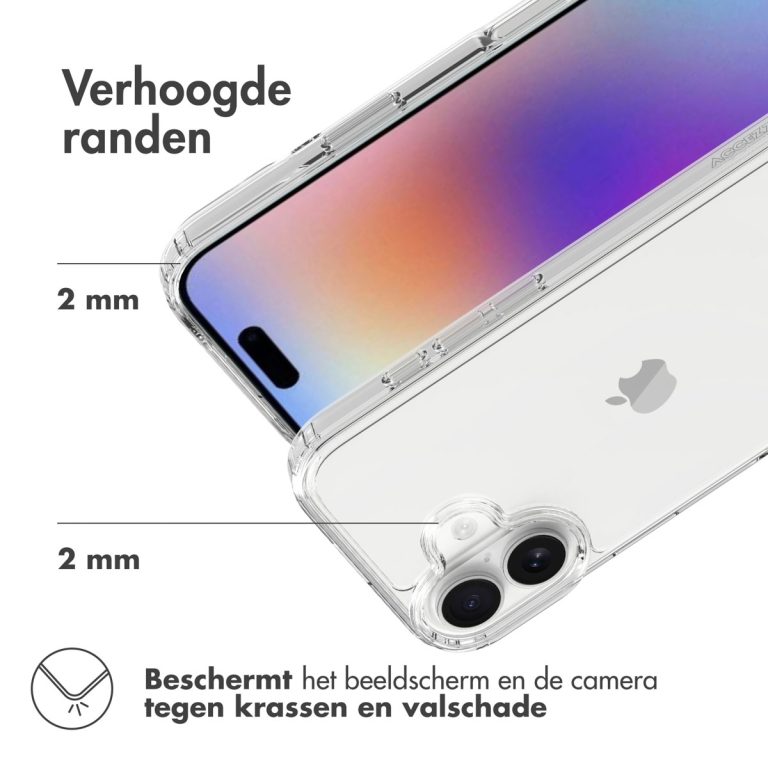 Accezz Xtreme Impact Backcover Apple iPhone 17 - Transparant - Afbeelding 8