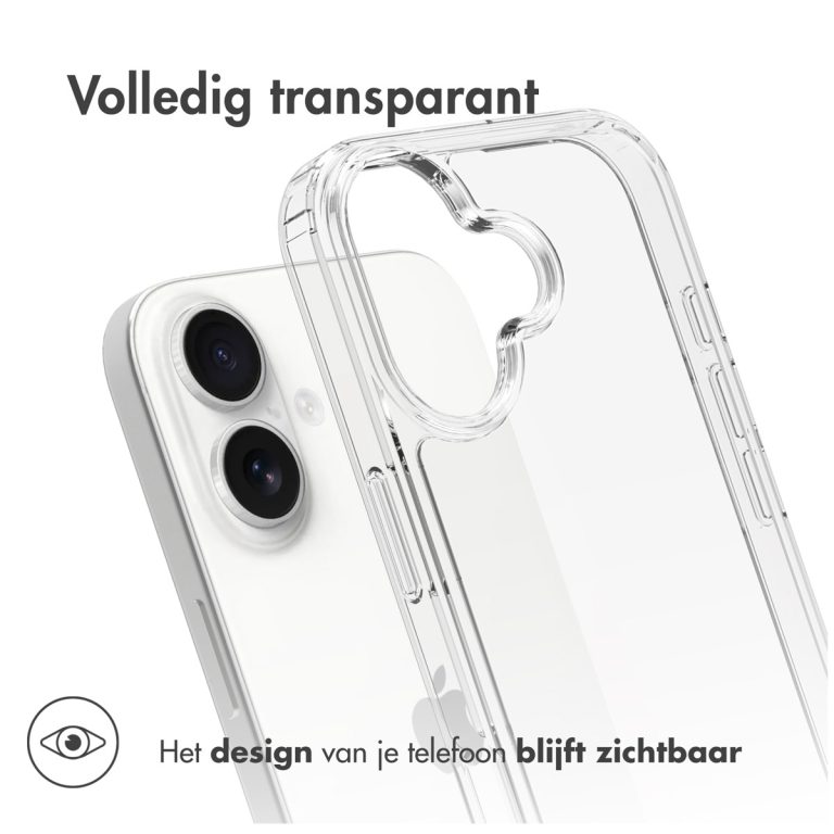 Accezz Xtreme Impact Backcover Apple iPhone 17 - Transparant - Afbeelding 7