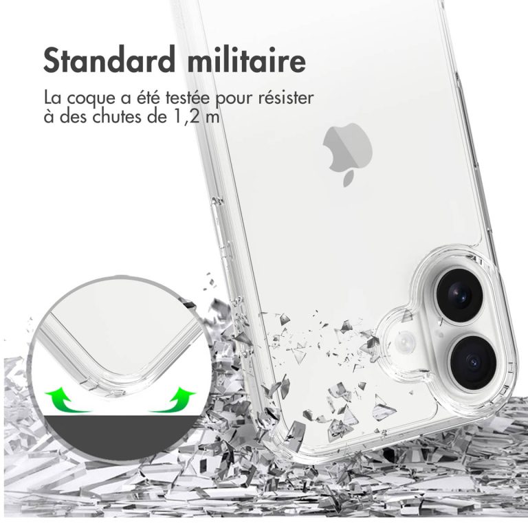 Accezz Xtreme Impact Backcover Apple iPhone 17 - Transparant - Afbeelding 10