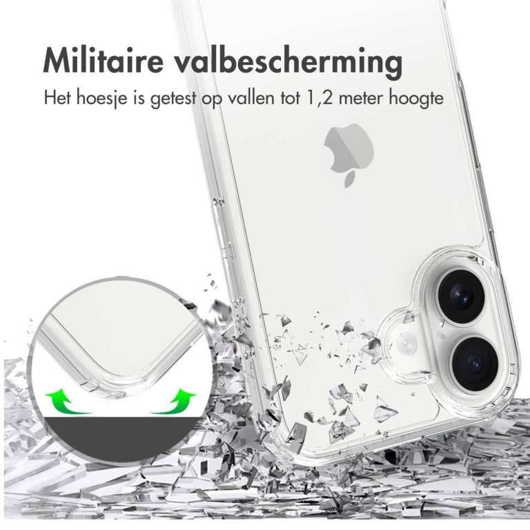 Accezz Xtreme Impact Backcover Apple iPhone 17 - Transparant - Afbeelding 5