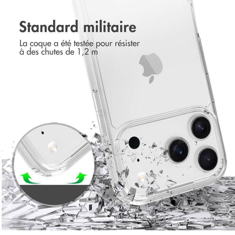 Accezz Xtreme Impact Backcover Apple iPhone 17 Pro - Transparant - Afbeelding 10