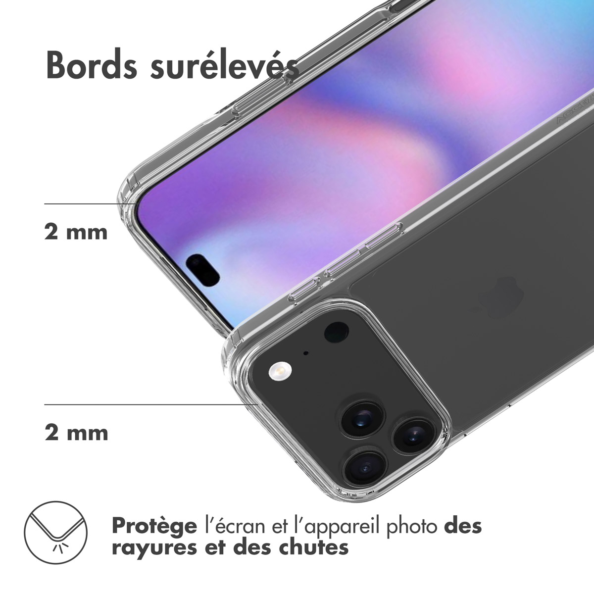 Accezz Xtreme Impact Backcover Apple iPhone 17 Pro Max - Transparant - Afbeelding 9