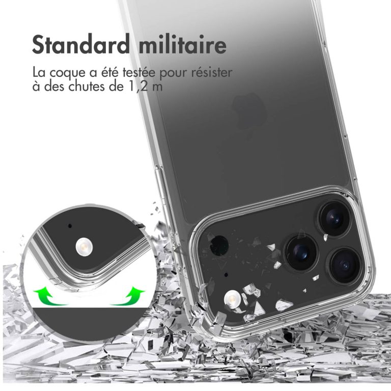 Accezz Xtreme Impact Backcover Apple iPhone 17 Pro Max - Transparant - Afbeelding 10