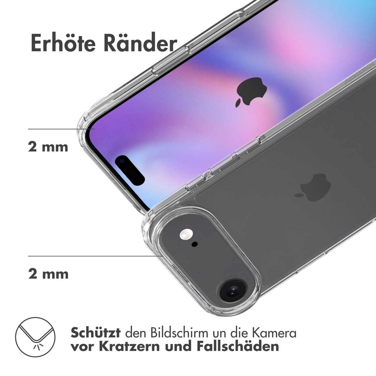 Accezz Xtreme Impact Backcover Apple iPhone Air - Transparant - Afbeelding 8