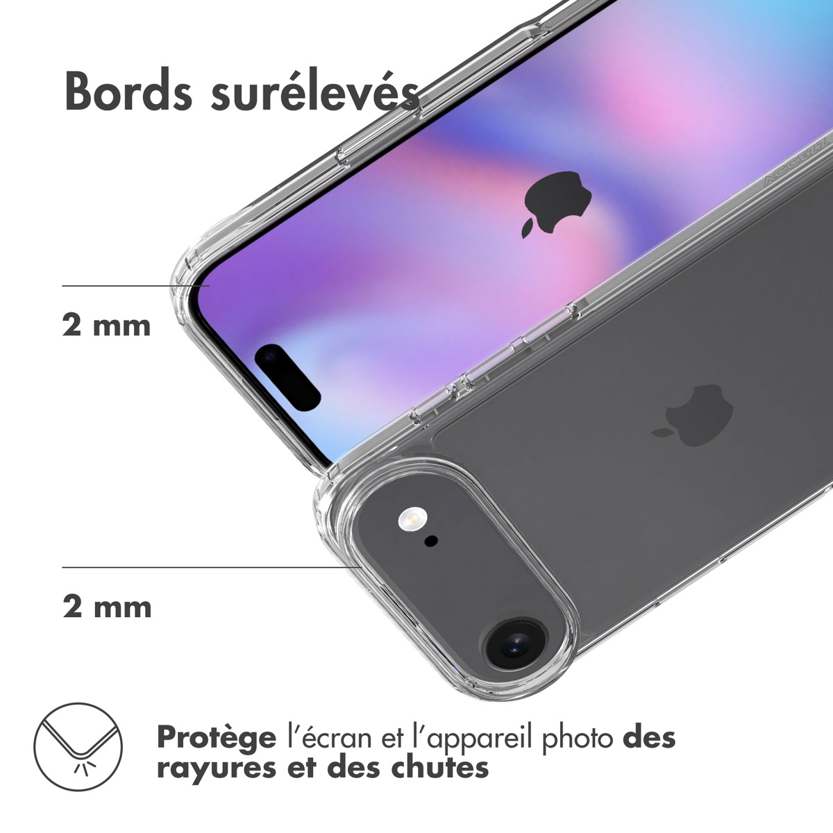 Accezz Xtreme Impact Backcover Apple iPhone Air - Transparant - Afbeelding 9