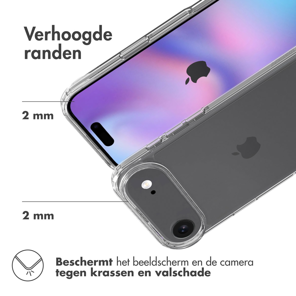 Accezz Xtreme Impact Backcover Apple iPhone Air - Transparant - Afbeelding 7