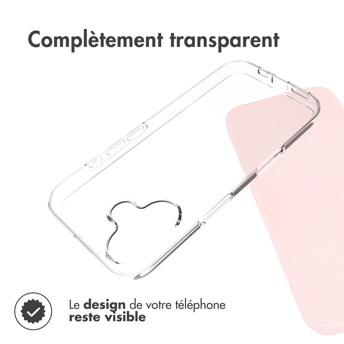 Accezz Clear Backcover Apple iPhone 17 - Transparant - Afbeelding 4
