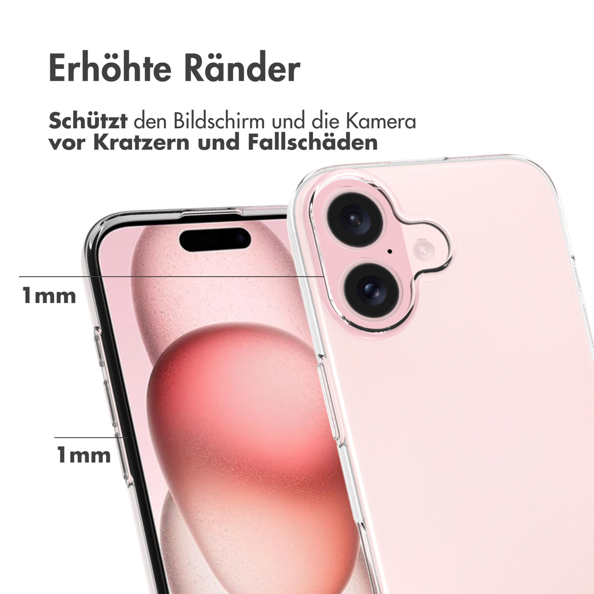 Accezz Clear Backcover Apple iPhone 17 - Transparant - Afbeelding 8