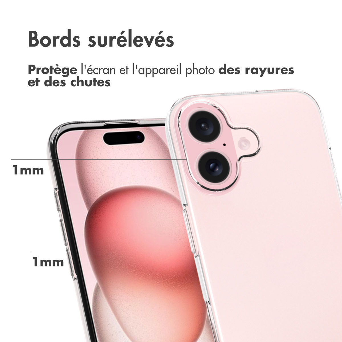 Accezz Clear Backcover Apple iPhone 17 - Transparant - Afbeelding 7