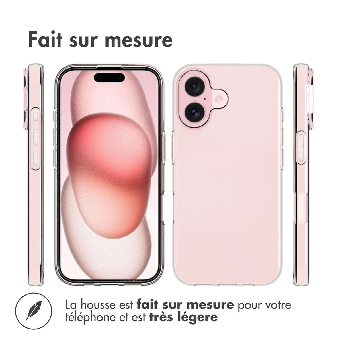 Accezz Clear Backcover Apple iPhone 17 - Transparant - Afbeelding 10