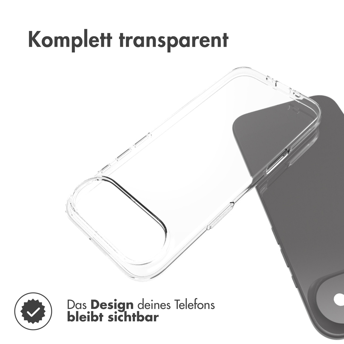 Accezz Clear Backcover Apple iPhone Air - Transparant - Afbeelding 6