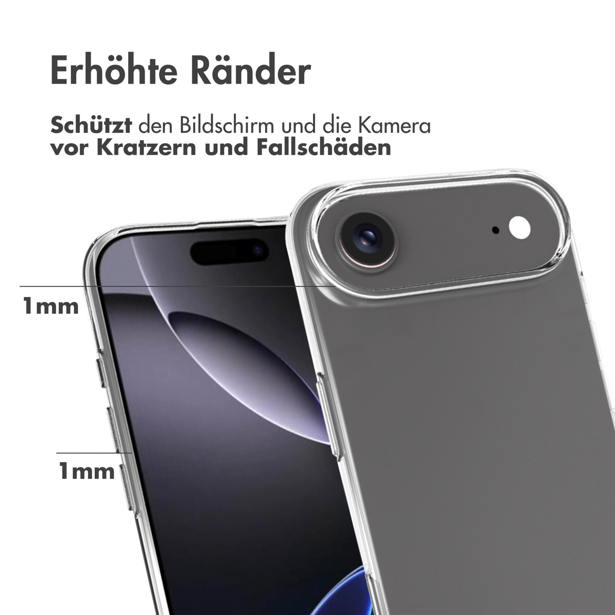 Accezz Clear Backcover Apple iPhone Air - Transparant - Afbeelding 8