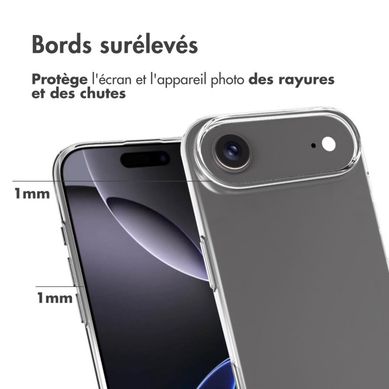 Accezz Clear Backcover Apple iPhone Air - Transparant - Afbeelding 10