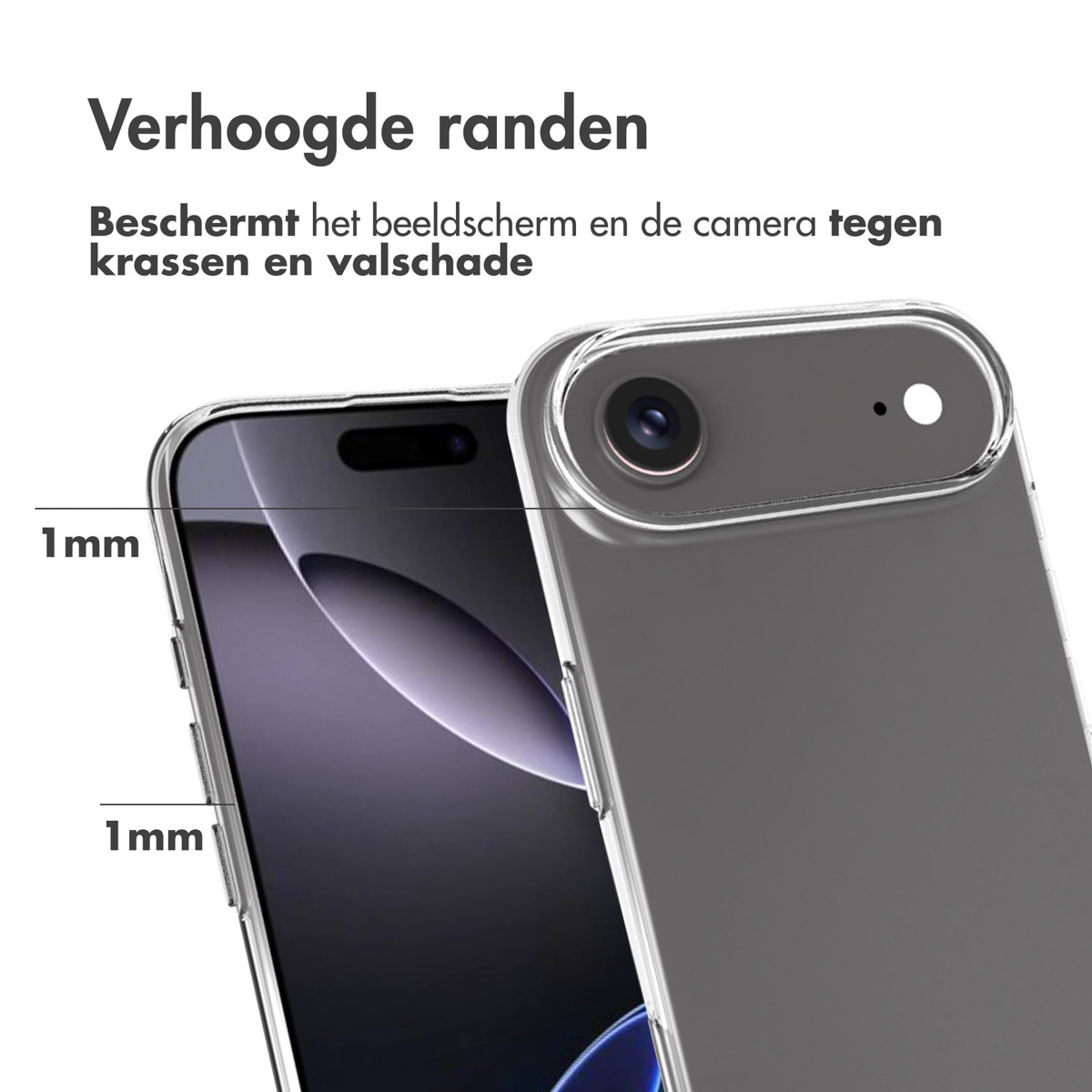 Accezz Clear Backcover Apple iPhone Air - Transparant - Afbeelding 9