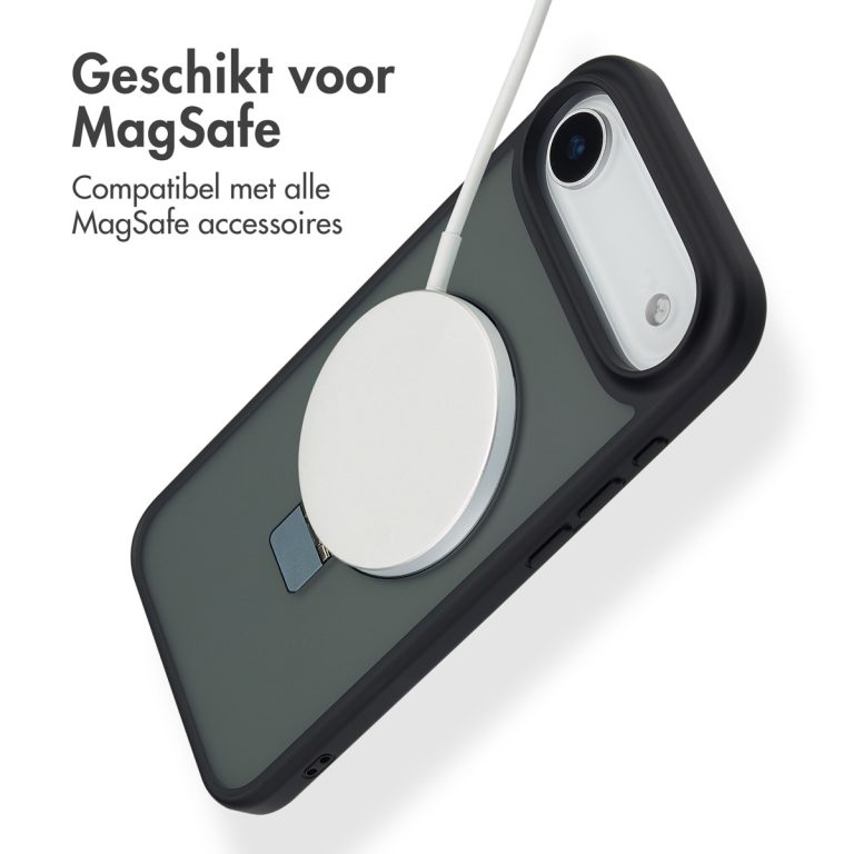 Accezz Ring Stand Backcover met MagSafe Apple iPhone Air - Zwart - Afbeelding 7