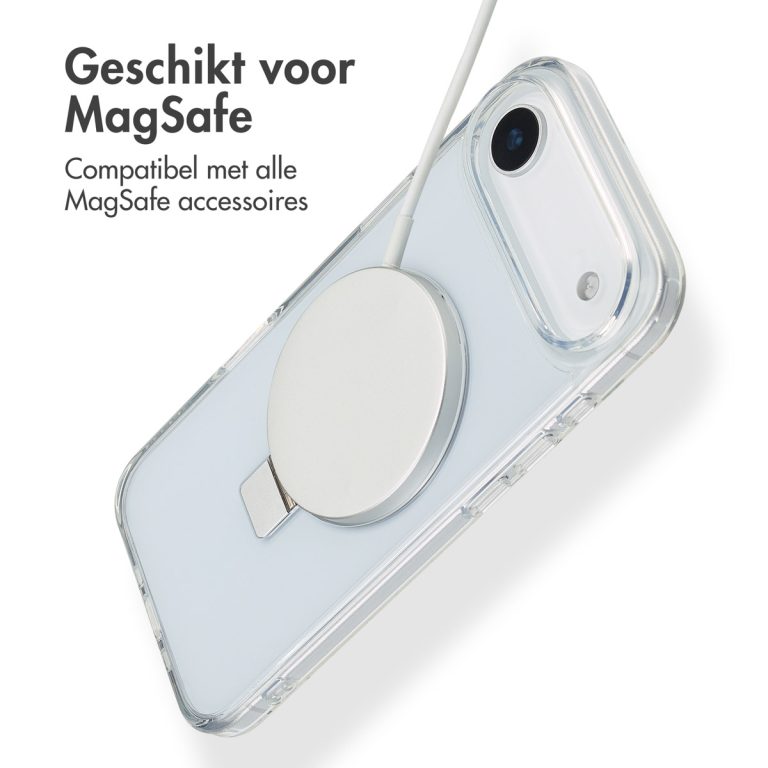 Accezz Ring Stand Backcover met MagSafe Apple iPhone Air - Transparant - Afbeelding 7