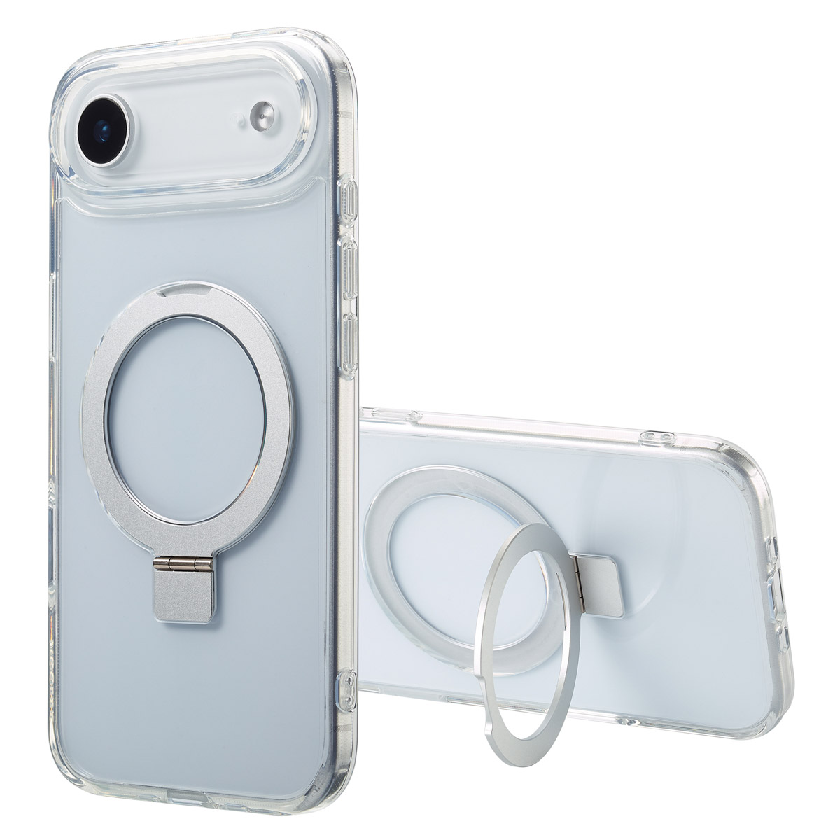 Accezz Ring Stand Backcover met MagSafe Apple iPhone Air - Transparant - Afbeelding 2