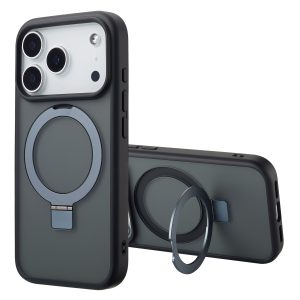 Accezz Ring Stand Backcover met MagSafe Apple iPhone 17 Pro Max - Zwart