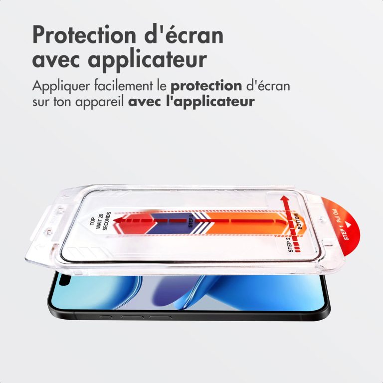 Accezz Gehard Glas Screenprotector + Applicator Apple iPhone Air - Afbeelding 7