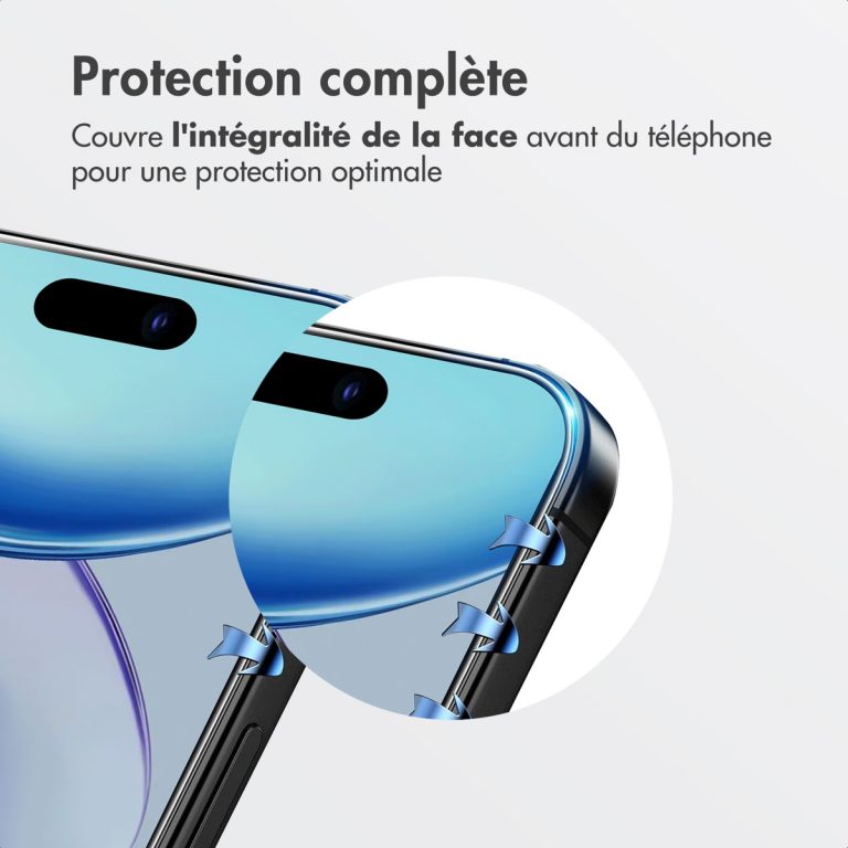 Accezz Gehard Glas Screenprotector + Applicator Apple iPhone Air - Afbeelding 6