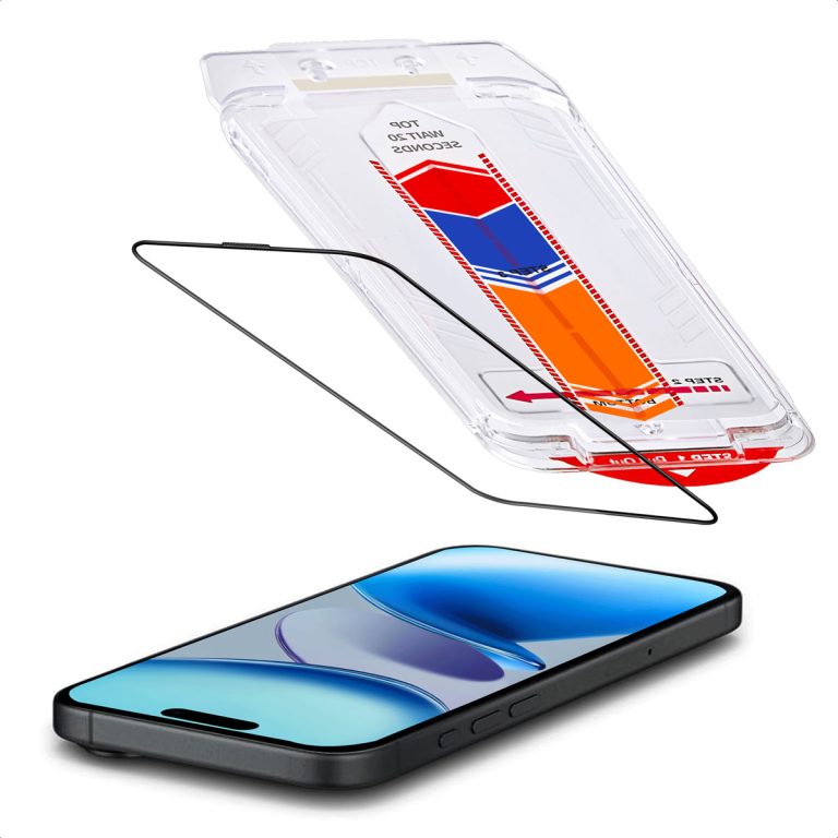 Accezz Gehard Glas Screenprotector + Applicator Apple iPhone Air - Afbeelding 5