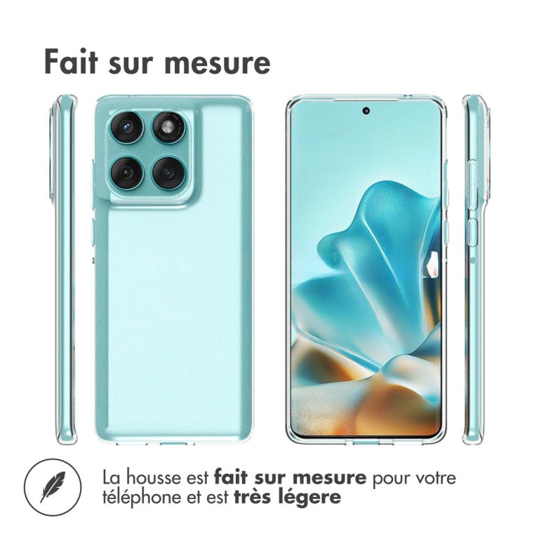 Accezz Clear Backcover Motorola Edge 60 Fusion - Transparant - Afbeelding 7