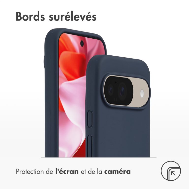 Accezz Liquid Silicone Backcover Google Pixel 10 / 10 Pro - Donkerblauw - Afbeelding 5