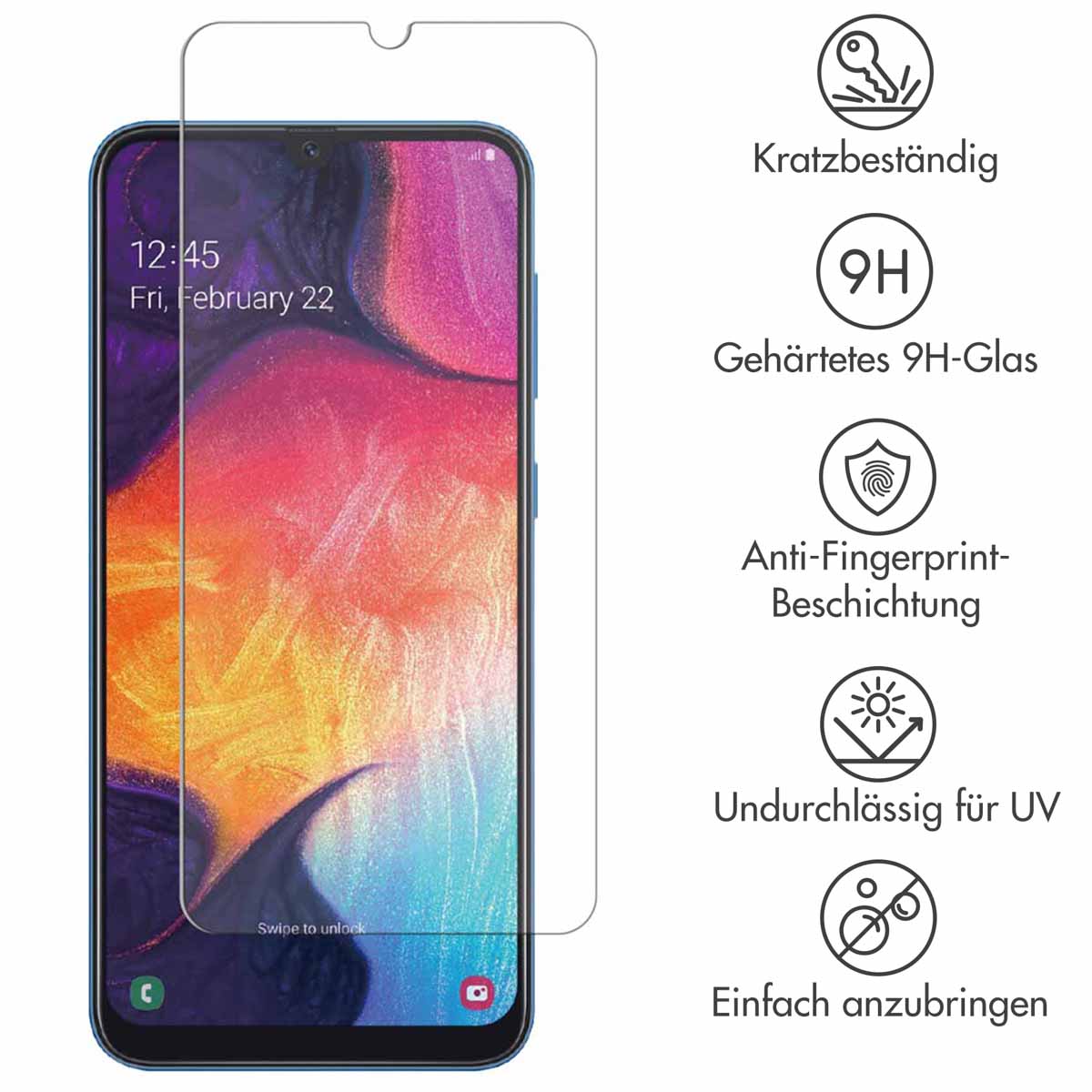 Accezz Gehard Glas Screenprotector voor de Samsung Galaxy A50 / A30s / M31 - Afbeelding 5