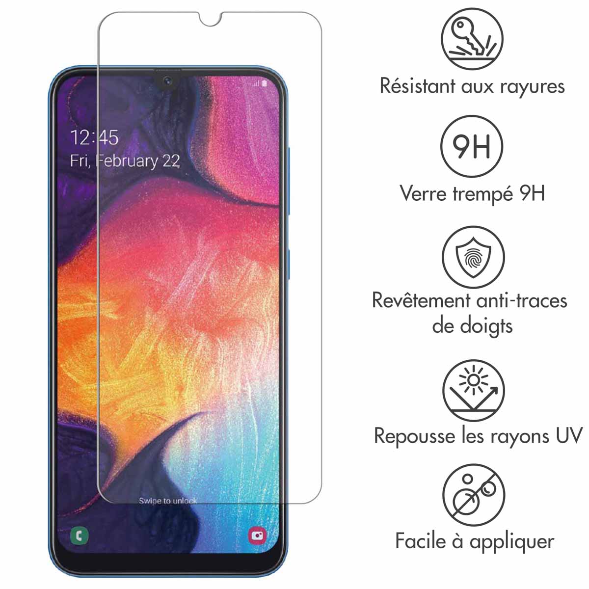 Accezz Gehard Glas Screenprotector voor de Samsung Galaxy A50 / A30s / M31 - Afbeelding 4