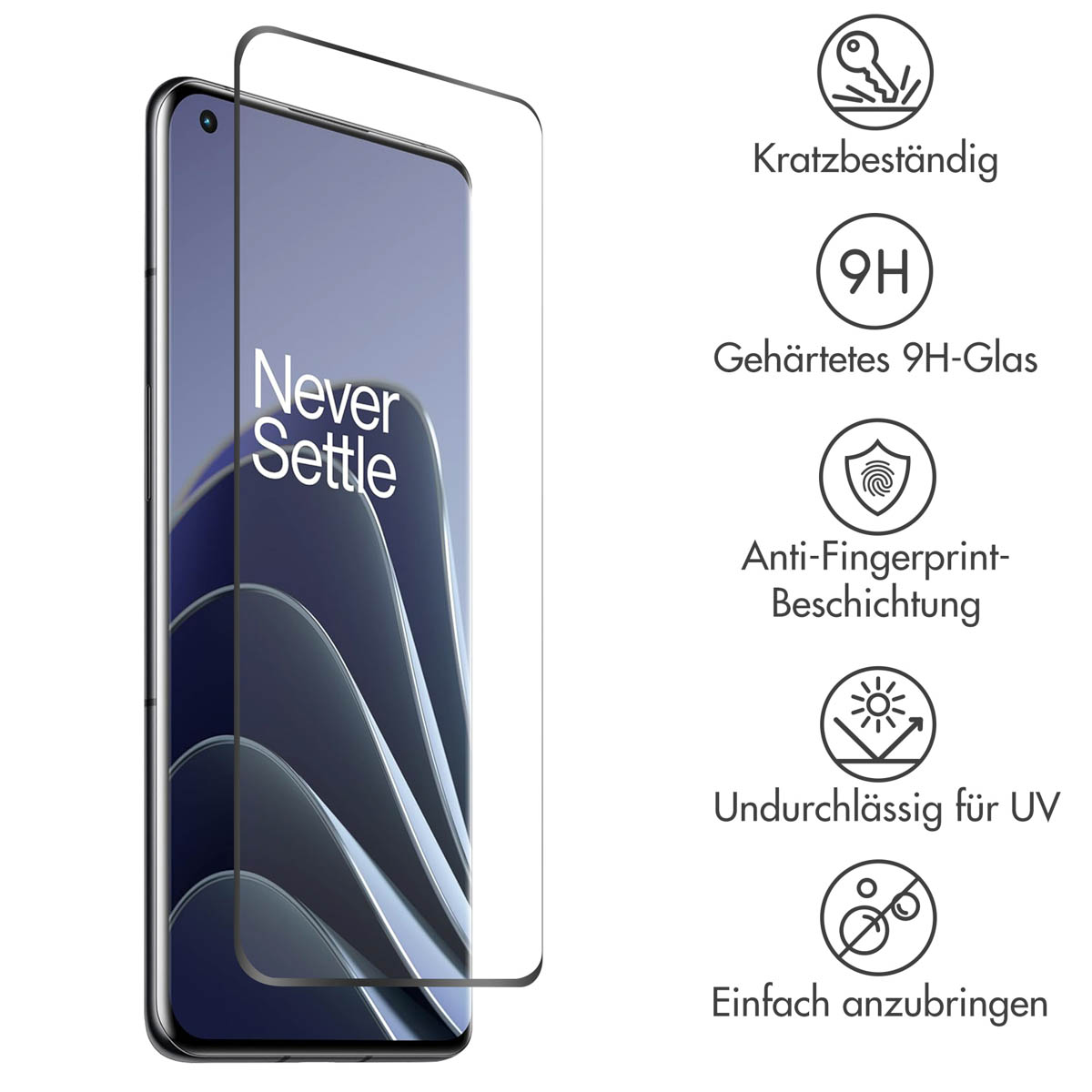 Accezz Gehard Glas Screenprotector voor de OnePlus 10 Pro / OnePlus 11 - Afbeelding 6