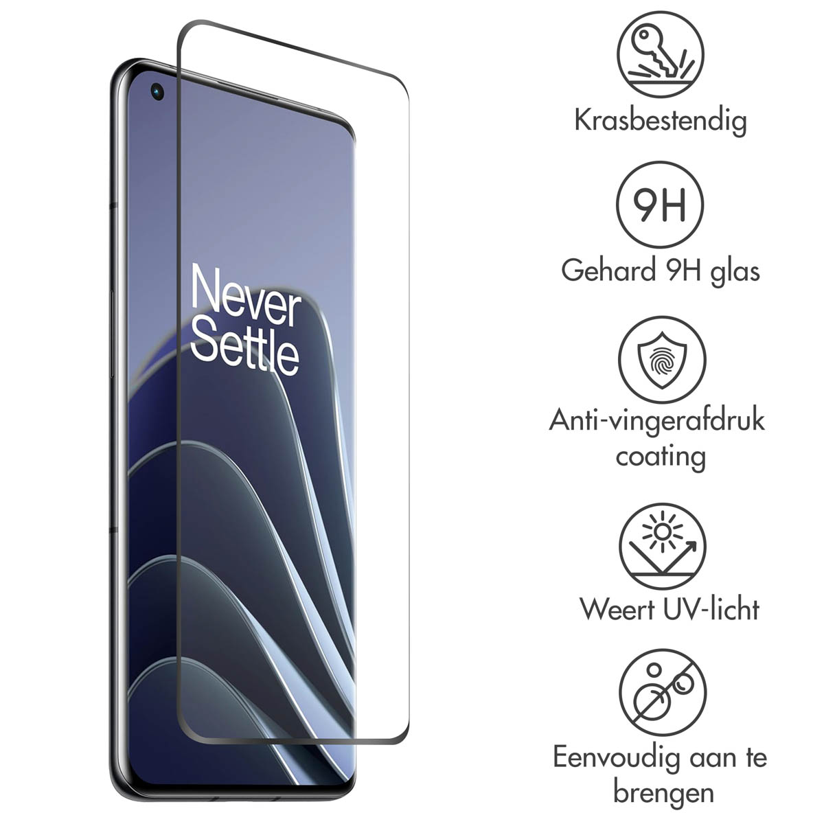 Accezz Gehard Glas Screenprotector voor de OnePlus 10 Pro / OnePlus 11 - Afbeelding 4