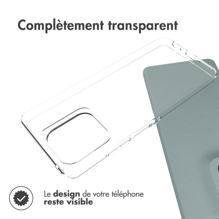 Accezz Clear Backcover Motorola Moto G56 - Transparant - Afbeelding 9