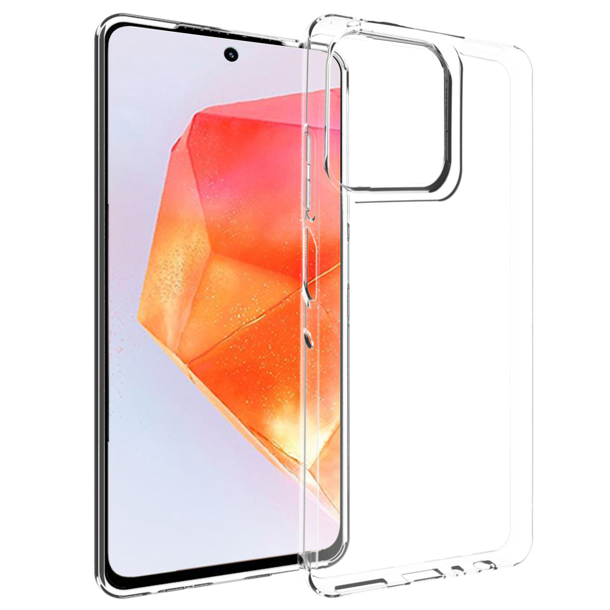 Accezz Clear Backcover Motorola Moto G56 - Transparant - Afbeelding 2