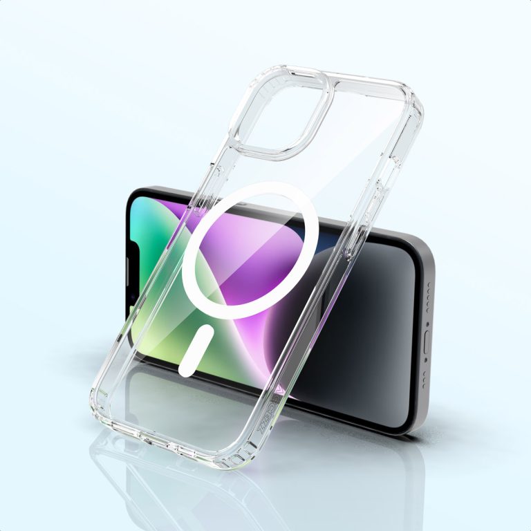 Accezz Xtreme Impact Backcover met MagSafe Apple iPhone 14 - Transparant - Afbeelding 2