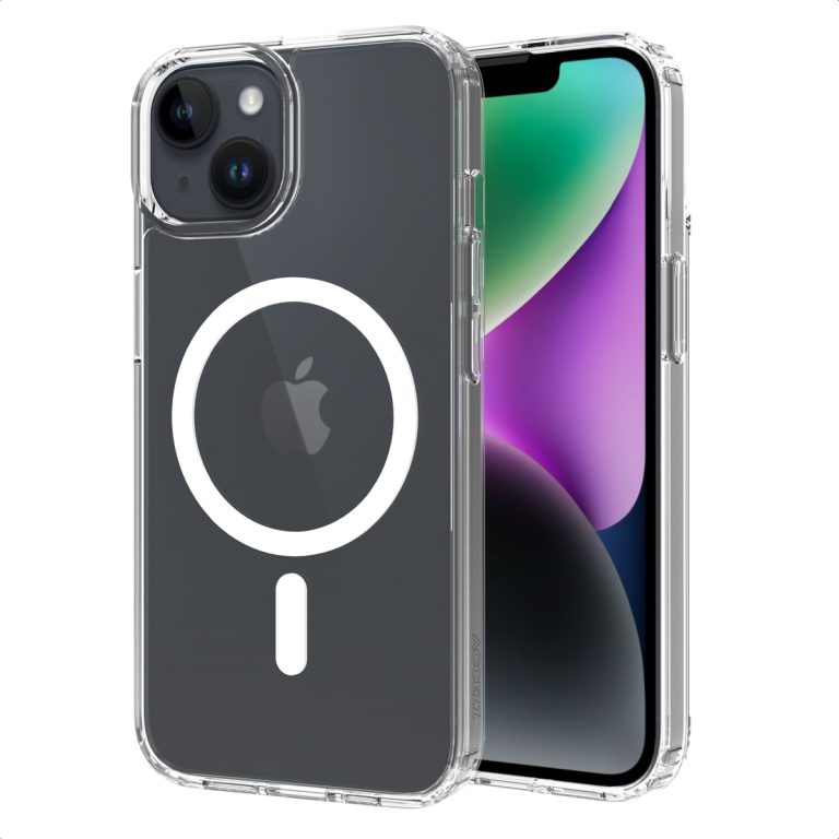 Accezz Xtreme Impact Backcover met MagSafe Apple iPhone 14 - Transparant - Afbeelding 9