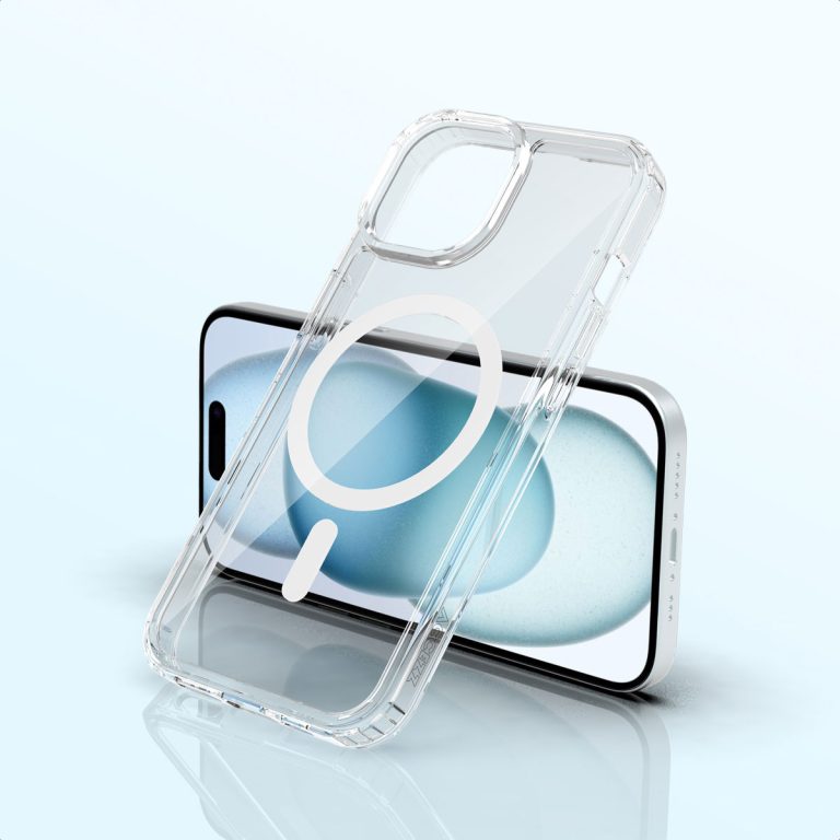 Accezz Xtreme Impact Backcover met MagSafe Apple iPhone 15 - Transparant - Afbeelding 10