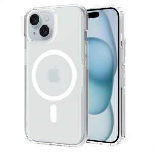 Accezz Xtreme Impact Backcover met MagSafe Apple iPhone 15 - Transparant