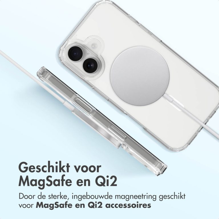 Accezz Xtreme Impact Backcover met MagSafe Apple iPhone 16 - Transparant - Afbeelding 7