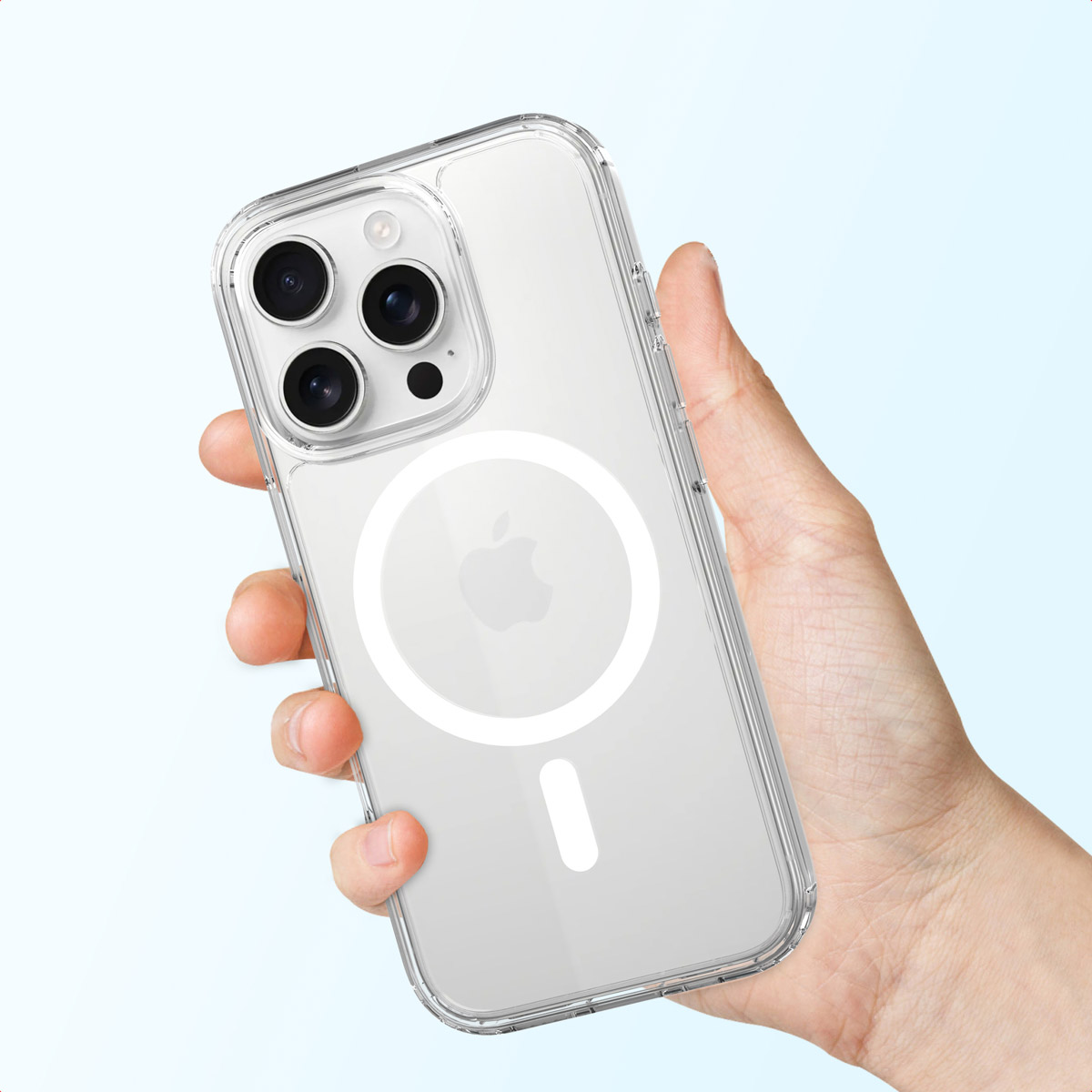 Accezz Xtreme Impact Backcover met MagSafe Apple iPhone 16 Pro - Transparant - Afbeelding 8