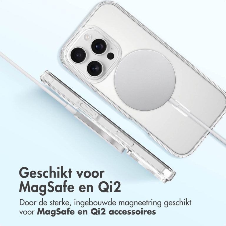 Accezz Xtreme Impact Backcover met MagSafe Apple iPhone 16 Pro - Transparant - Afbeelding 7