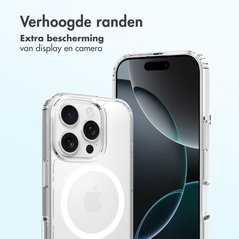 Accezz Xtreme Impact Backcover met MagSafe Apple iPhone 16 Pro - Transparant - Afbeelding 6