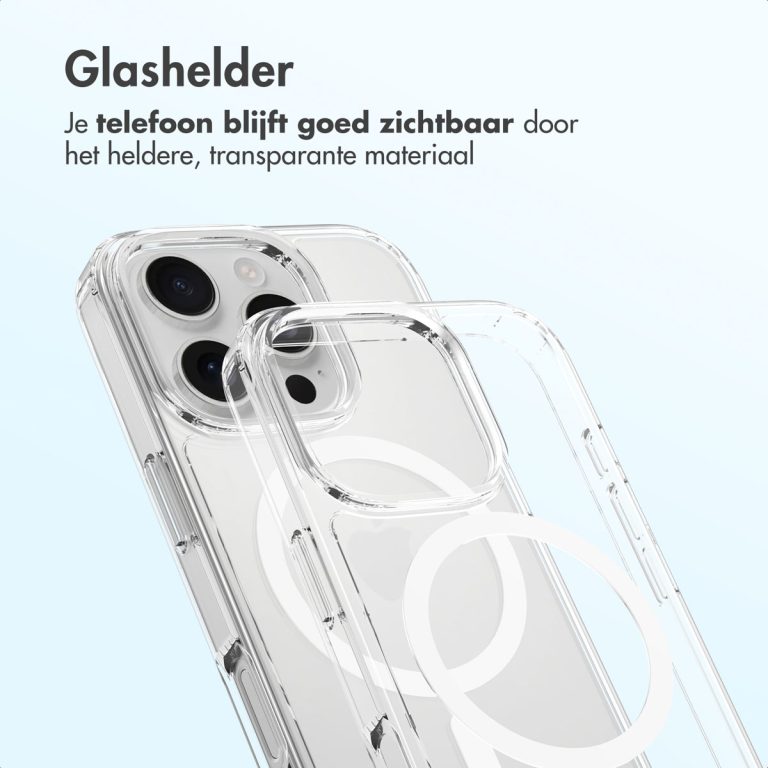 Accezz Xtreme Impact Backcover met MagSafe Apple iPhone 16 Pro - Transparant - Afbeelding 5
