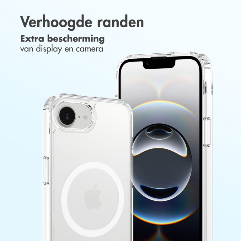 Accezz Xtreme Impact Backcover met MagSafe voor de Apple iPhone 16e - Transparant - Afbeelding 6