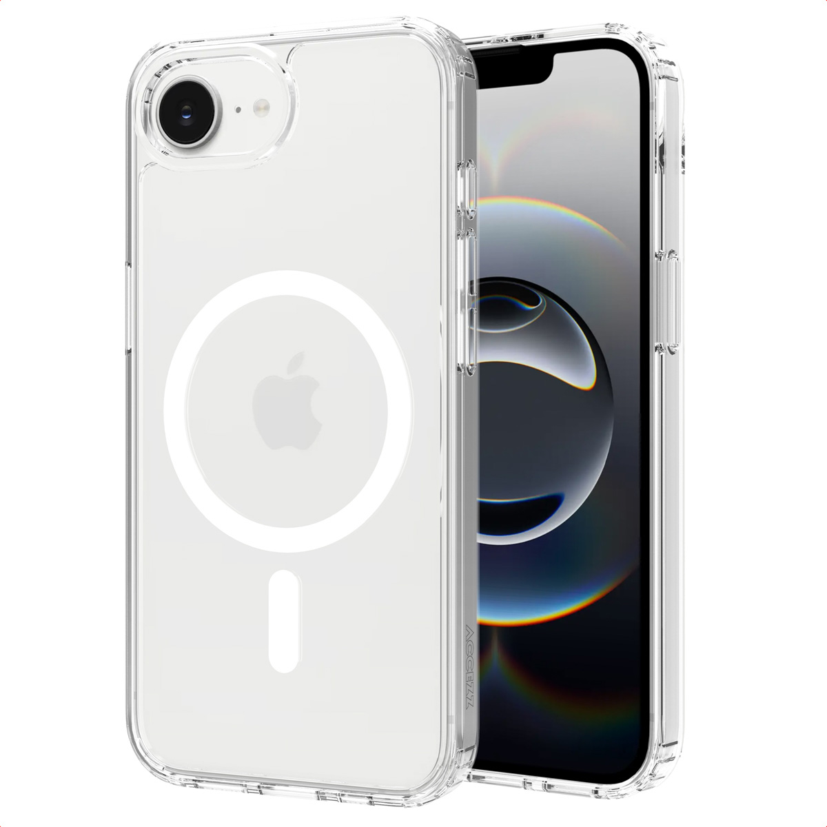 Accezz Xtreme Impact Backcover met MagSafe voor de Apple iPhone 16e - Transparant - Afbeelding 2