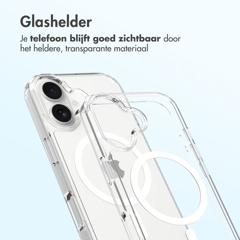 Accezz Xtreme Impact Backcover met MagSafe Apple iPhone 17 - Transparant - Afbeelding 5