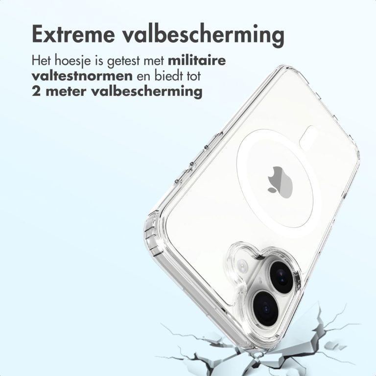 Accezz Xtreme Impact Backcover met MagSafe Apple iPhone 17 - Transparant - Afbeelding 3