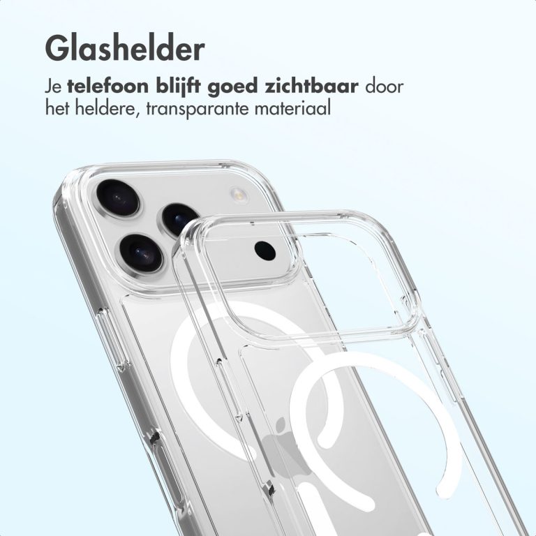 Accezz Xtreme Impact Backcover met MagSafe Apple iPhone 17 Pro - Transparant - Afbeelding 5