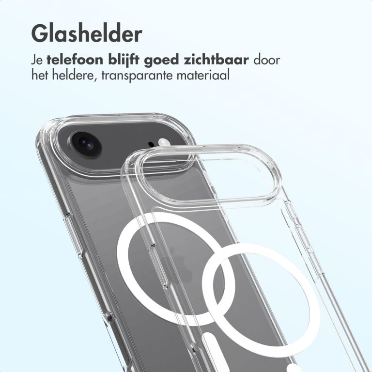 Accezz Xtreme Impact Backcover met MagSafe Apple iPhone Air - Transparant - Afbeelding 5