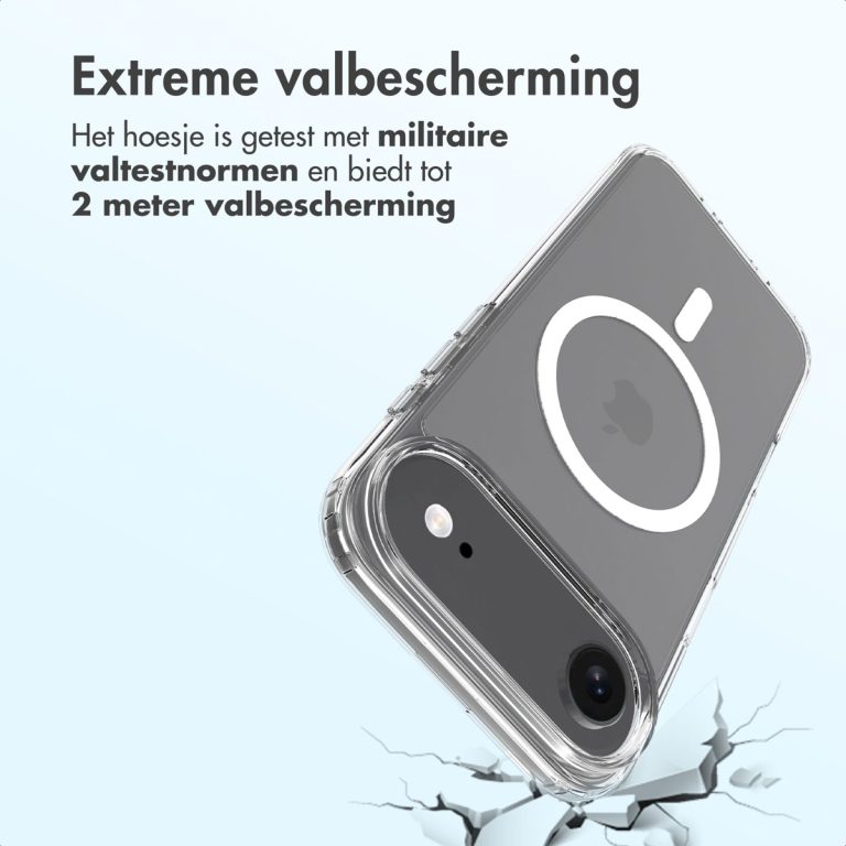 Accezz Xtreme Impact Backcover met MagSafe Apple iPhone Air - Transparant - Afbeelding 3