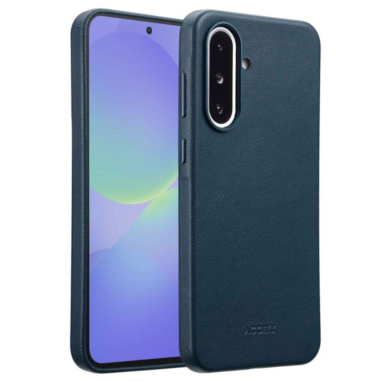 Accezz MagSafe Leather Backcover Samsung Galaxy A36 / A56 - Nightfall Blue - Afbeelding 10